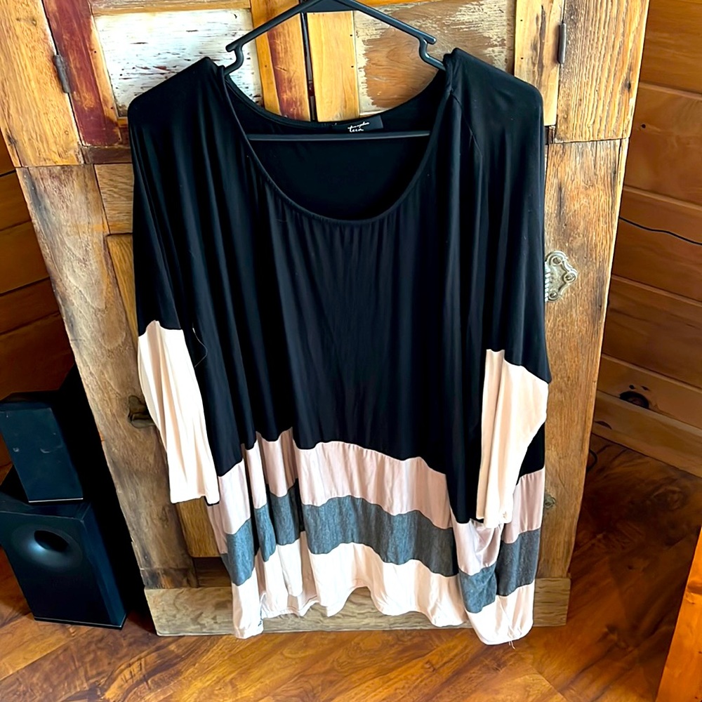 Super cute poncho shirt.